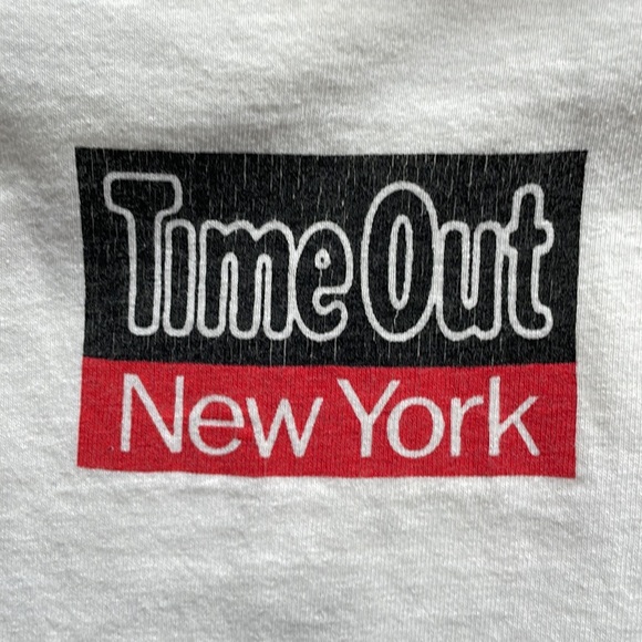 VINTAGE 1990s ⭐️ TIME OUT NEW YORK t-shirt Large - Picture 13 of 15